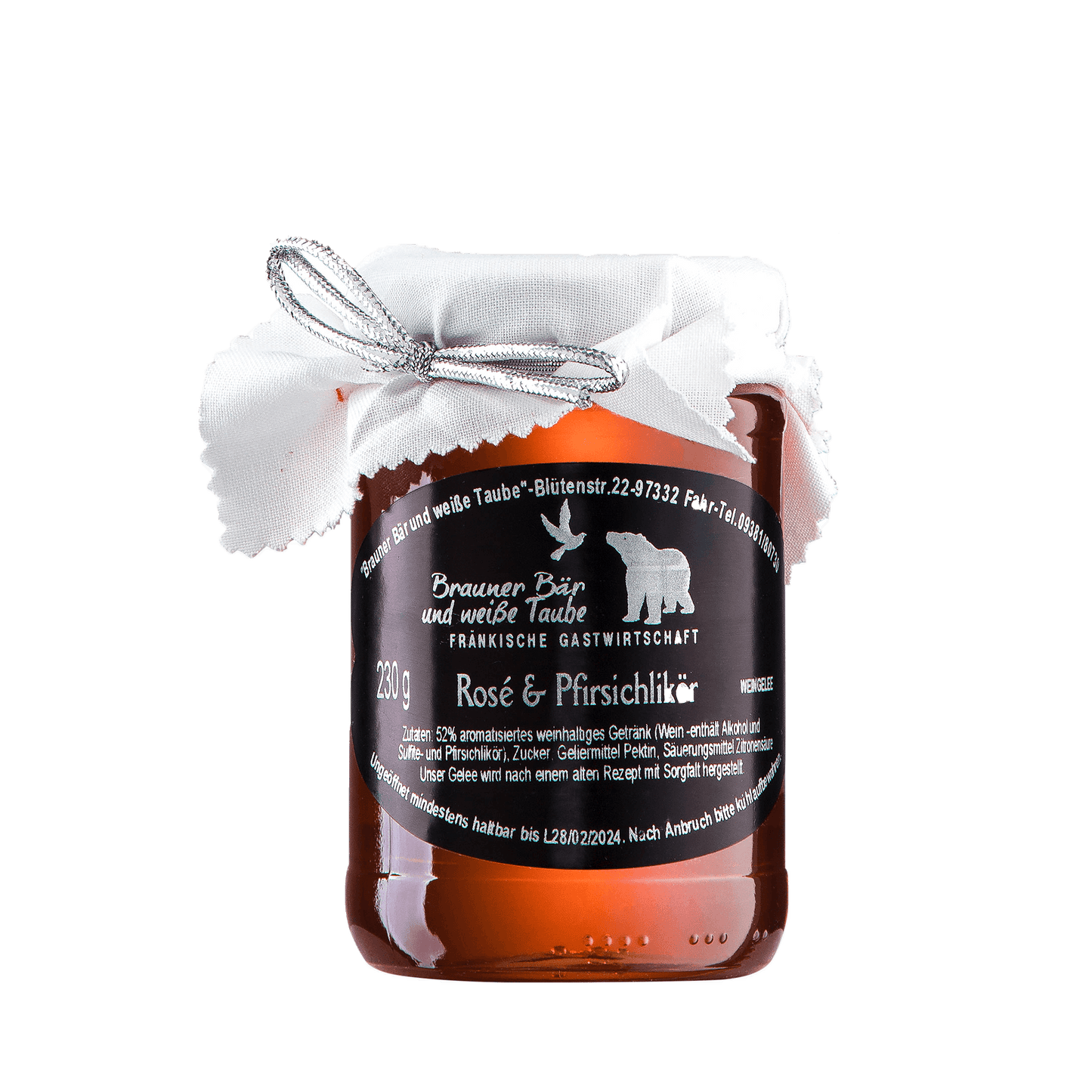 ROSÉ PFIRSICHLIKÖR-GELEE
