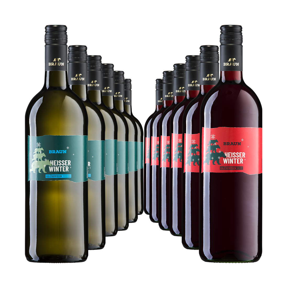 GLÜHWEINPAKET - Mix rot weiß